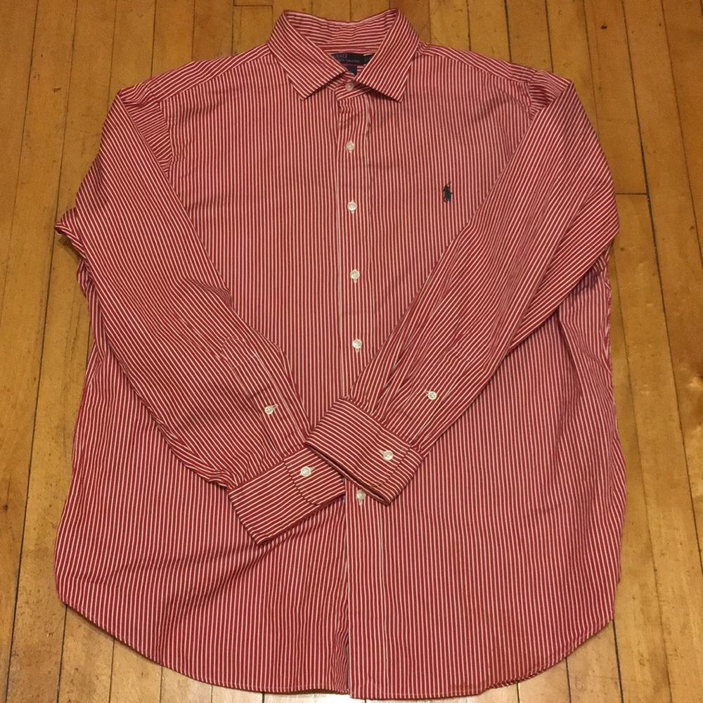 Regent classic fit button down polo shirt